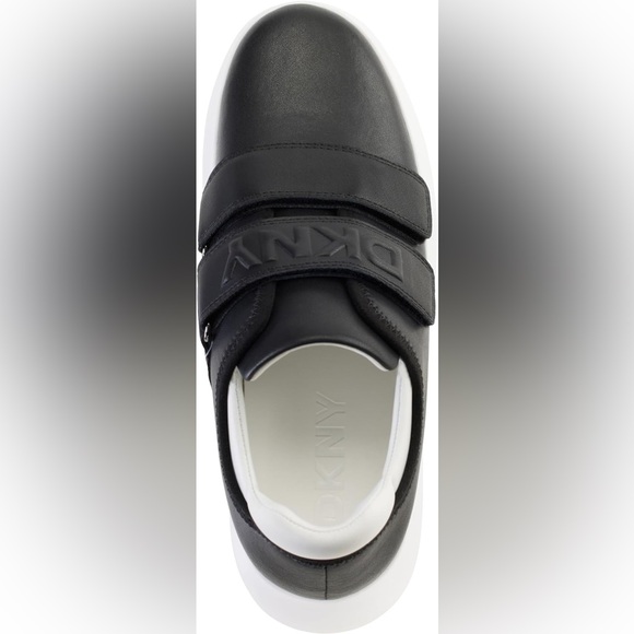 DKNY Jamiah Sneakers Womens Size 10 Black White Brand New - Picture 3 of 6